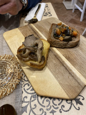 Bruscetta mit Gemüse