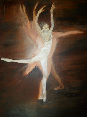 "Movement in Progress" (2019) 0,50x0,70  Öl auf Leinwand