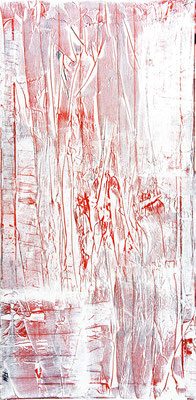 RED CHOICE: 40x80x2cm, Acryl auf Leinwand, 2017 - verkauft