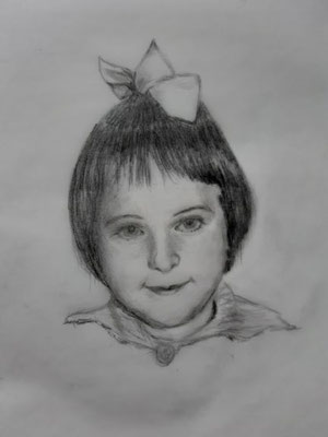 Ich mit 6 Jahren - 14,5x20 cm
