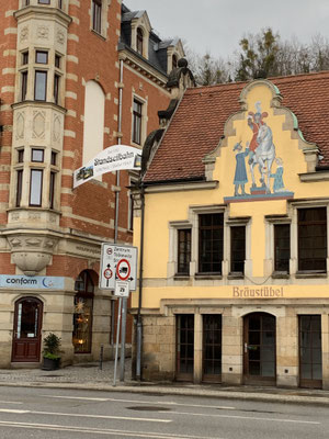 Weg zur Dresdner Standseilbahn