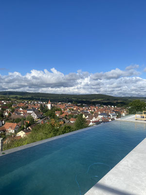 Sichtbetonpool Infinity