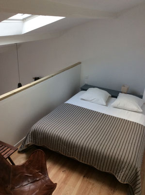 chambre duplex 3 personnes parking privé et terrasse à le Crotoy 