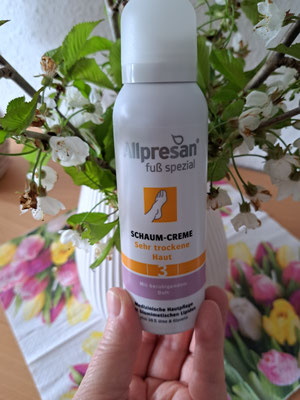 Die ALLPRESAN Fuß spezial Nr.3 Schaum-Creme  