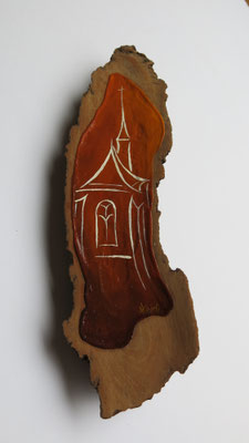 Marienkapelle auf Monheimer Schwemmholz   ca. 30 lang   30,- 
