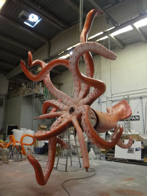 Tentáculos Calamar Gigante