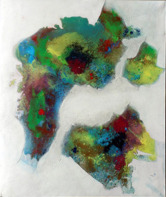 Sommerland, Acryl-Mischt. auf Lwd. 100 x 80,2006