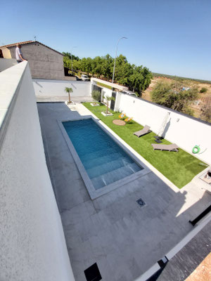 Proyecto de vivienda unifamiliar y piscina. Rodrigo Perez Muñoz Arquitecto.