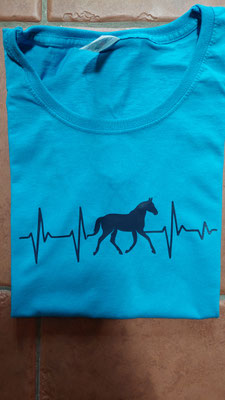 Shirt Gr. S und L bedruckt mit Flex-Folie - 20 Euro