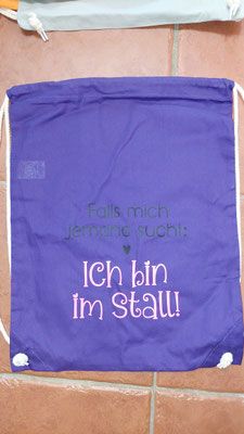 Baumwollturnbeutel - 10 Euro