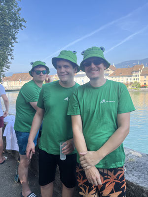 Mario, Joël und Stobi