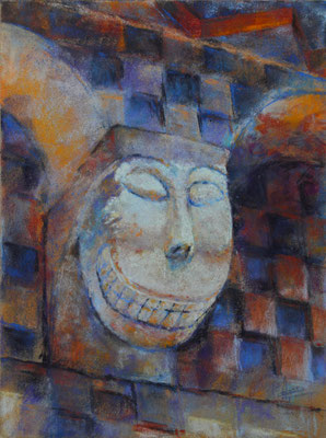 le souriant de Thaon, Normandie, 40x50 cm