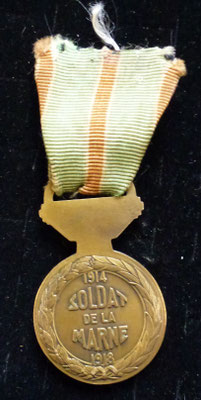 médaille de la marne  Prix : 55 euros