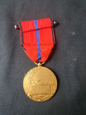 médaille société des volontaires 14 . 18 & 39 45 bronze