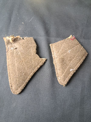 arrrière Pattes de Col sous officier Artillerie Coloniale