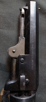 colt pocket modèle 1849 San Marco marquage canon black powder only made italy  