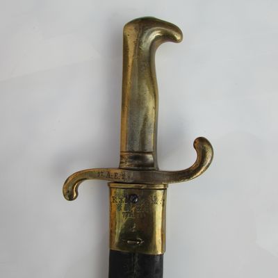 glaive prussien modèle  1864. Faschinenmesser U/M 64