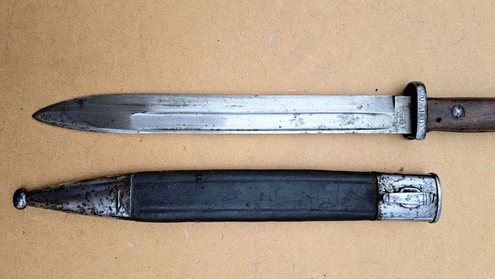 baïonnette mauser 1884-98 1er type 2ème version 