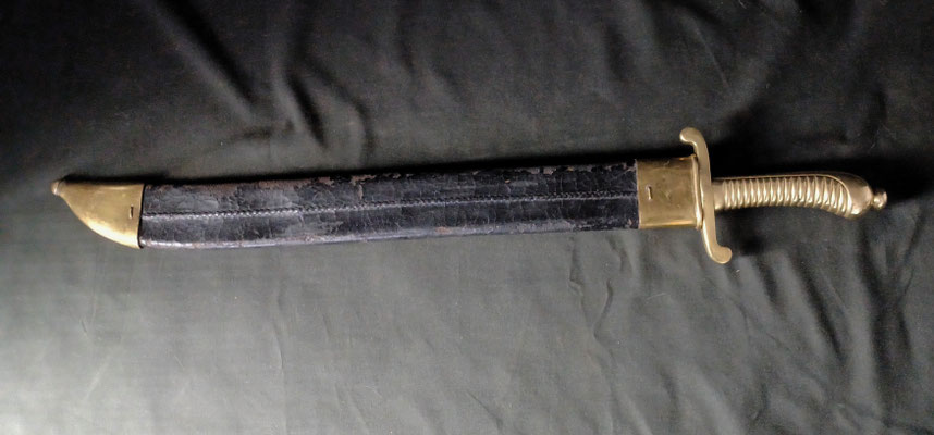 glaive saxon  modèle 1845 vuev generale 