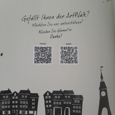 Unterstützung Sponsoring Artwalk Bremgarten
