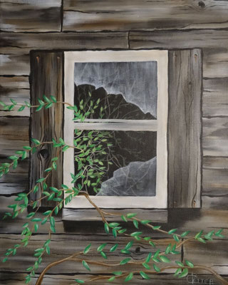 40 x 50 | verlassene Hütte