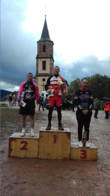 Jérémy Bolli 1er master - Cyclo-cross du Würzel à Saint Pierre Bois (67) - 05 novembre 2023