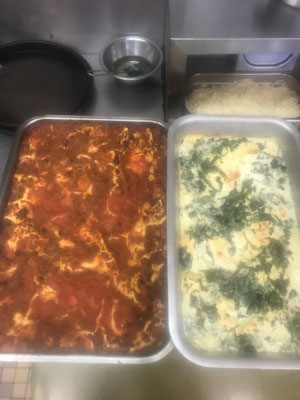 ein bild sagt mehr als...................die beide lasagne sind mit meistergrillqualität gemacht !! ORGI  und VEGI  !! 