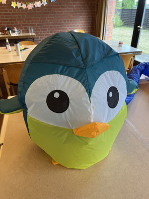 Katrins Pinguin ist fertig