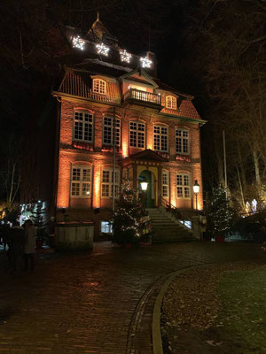 Das Schloß Ritzebüttel im weihnachtlichen Ambiente