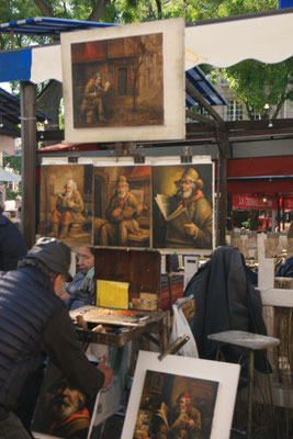 Bild: Place Tertre in Paris 