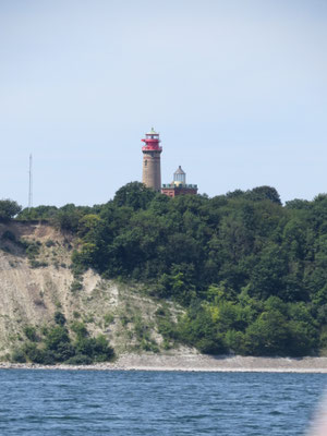Leuchtürme von Kap Arkona von See aus gesehen