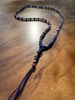 Blue lagoon mala - blessed by Kriyaji £80