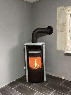 Kaminofen Eckaufstellung Hark 57 ecoplus Schwante
