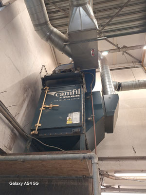 afzuiging reinigen werkplaats
