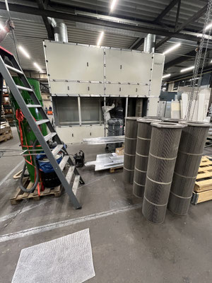 Ventilatie reinigen fabriek 