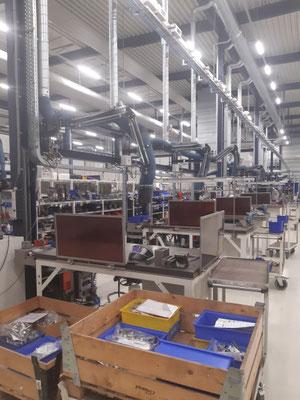 Metaalbewerkingsbedrijf met lasafzuiginstallatie