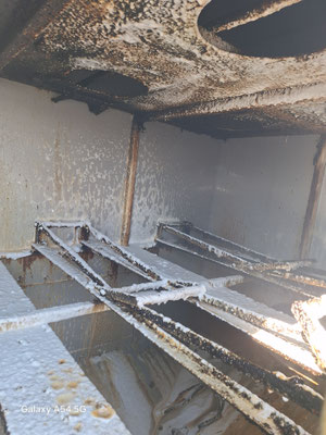 Filterkast t.b.v. rookgaswasser frituur fabriek