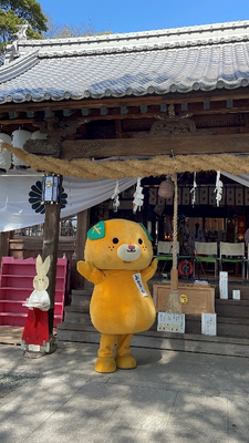 開催地とゆるキャラ：みきゃん写真