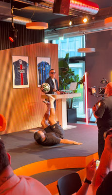 Football freestyler film TV