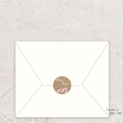 Faire-part mariage gif animé-faire-part mariage virtuel- faire part mariage digital-numérique animé-électronique-vidéo-à envoyer via les réseaux sociaux-whatsapp-facebook-messenger-mms-kraft-fleurs colorées-pivoines-champêtre-fleuri-carré