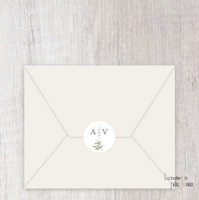 Faire-part mariage gif animé-faire-part mariage virtuel- faire part mariage digital-numérique animé-électronique-vidéo-à envoyer via les réseaux sociaux-whatsapp-facebook-messenger-mms-brin d'olivier- epuré-noir et blanc-monogramme-simple