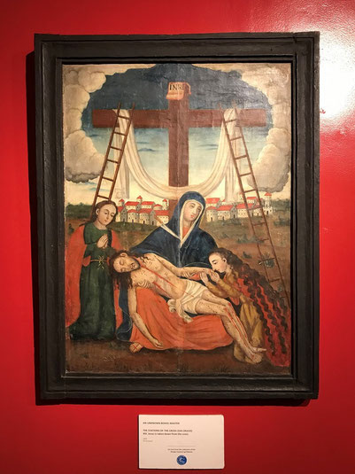 “Via Crucis – XIII: Jesus is Taken Down from the Cross” by Unknown Bohol Master, National Museum of the Philippines