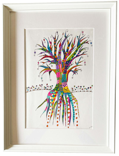Druckatelier46 - Originalzeichnung Traum-Baum