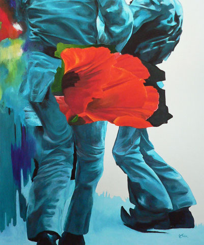 Ara - Huile sur toile - 73 x 60