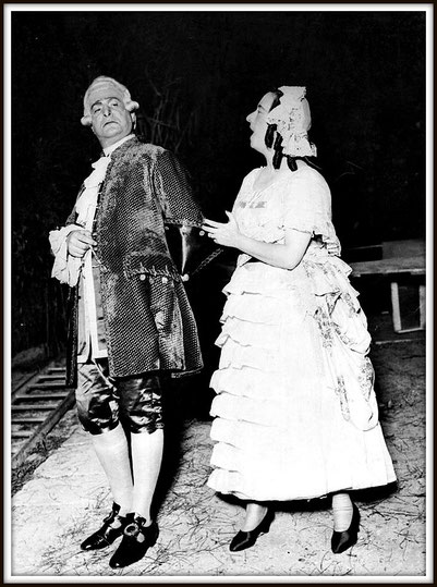 Uberto - La serva padrona - con Conchita Badía (Serpina) - Montevideo, Parque Rivera - 14.2.1939