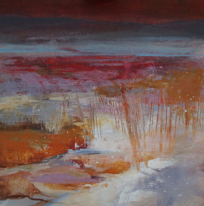 Weingarten 80x80 cm Acryl