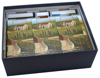 folded space insert organizer viticulture foam core