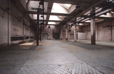 Interior de las salas de producción en la actualidad.             Foto Sebastien Fantini