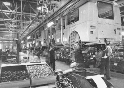 Fiat Torino, Assembly line in the 70s