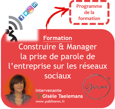 Construire & Manager la prise de parole de l’entreprise sur les réseaux sociaux